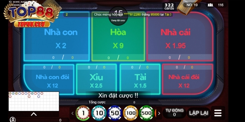 Lý do nên chọn Top88 để chơi Baccarat