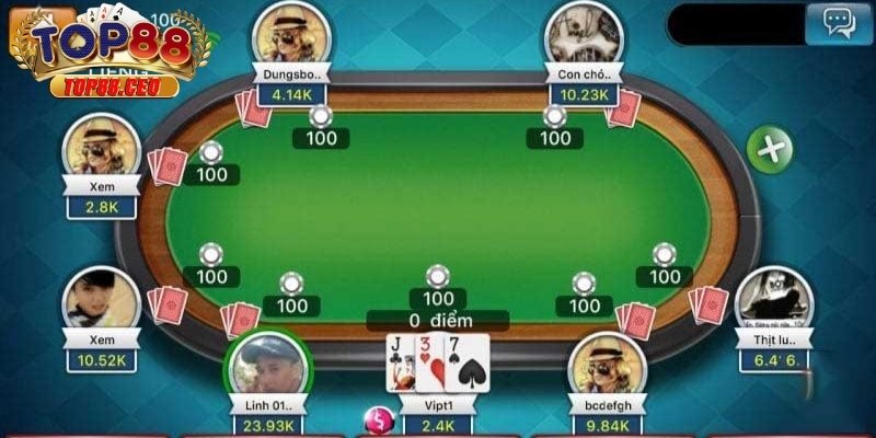 Ưu điểm khi chơi Liêng tại Top88